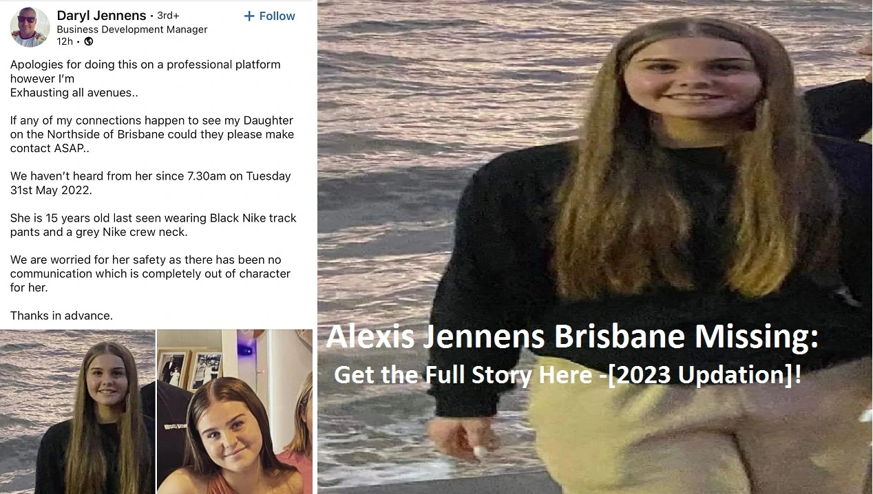 Alexis Jennens Brisbane Missing