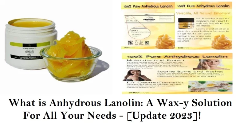 What is Anhydrous Lanolin? A Wax-y Solution For All Your Needs – [Update 2023]!