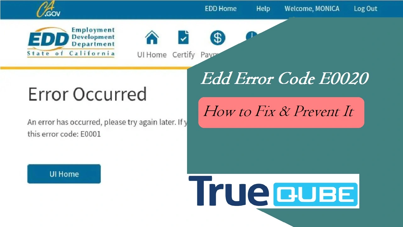 Edd Error Code E0020