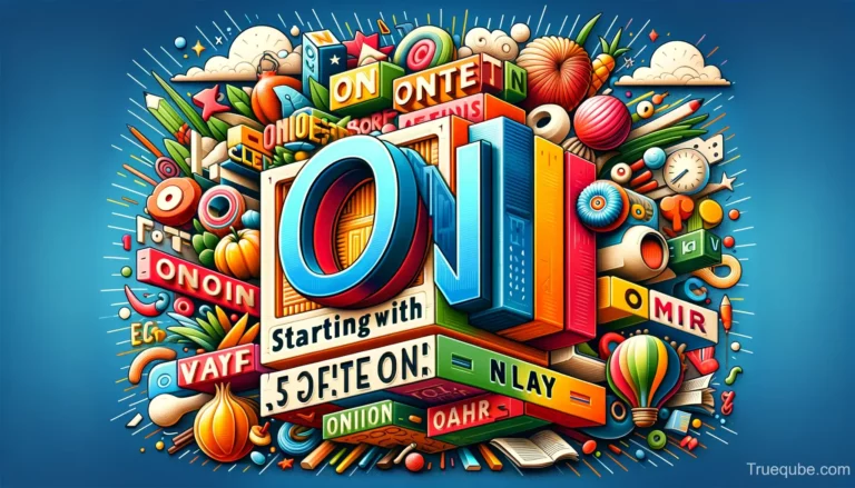 5 Letter Words Starting with “ON”